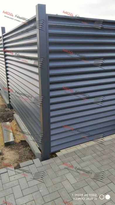 Забор жалюзи из металла