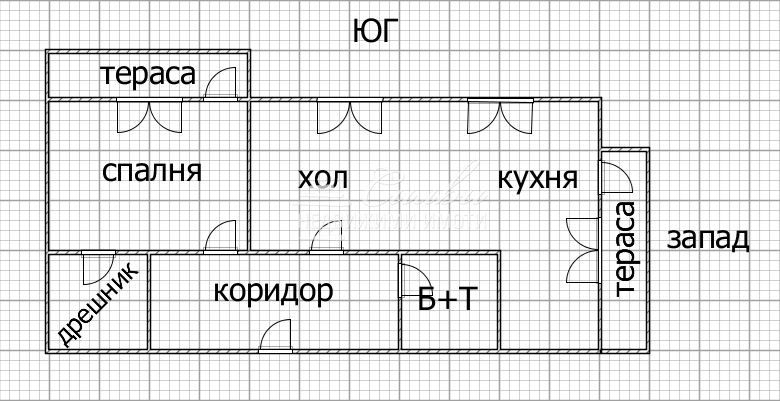 Двустаен ЮЖЕН апартамент НОВО СТРОИТЕЛСТВО – кв. Тракия !