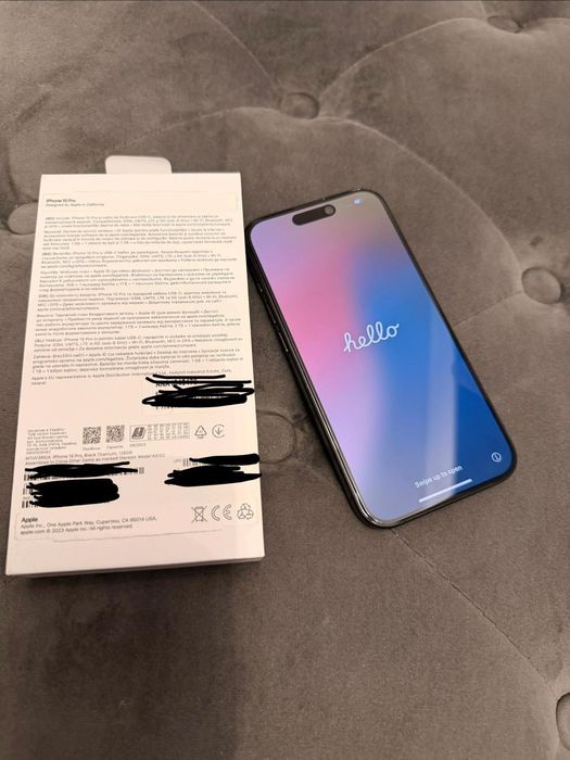 Vand Iphone 15 Pro 128GB Black Titanium