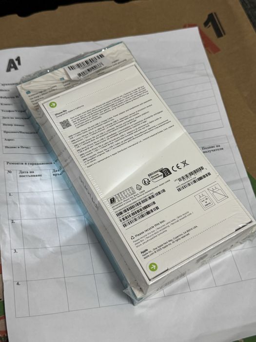 ЗАПЕЧАТАН 128GB iPhone 16e Гаранция A1 2028г. Black / Черен