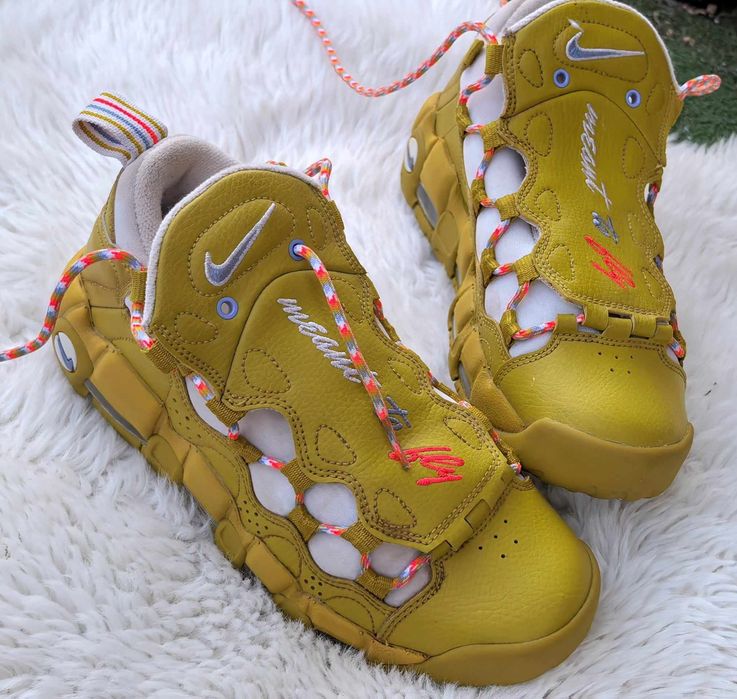 Nike Air More Money естествена кожа оригинални дамски сникърси 38.5 но