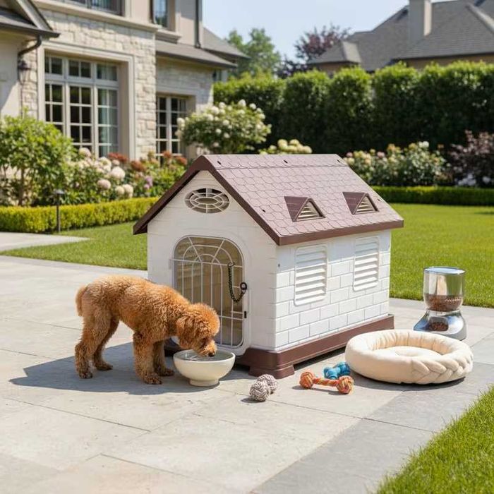 Външна водоустойчива къща за кучета, котки и други домашни любимци