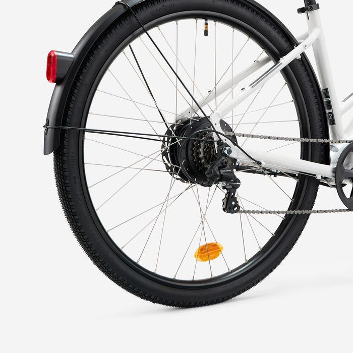 Bicicletă polivalentă electrică Cadru jos - produs resigilat Decathlon