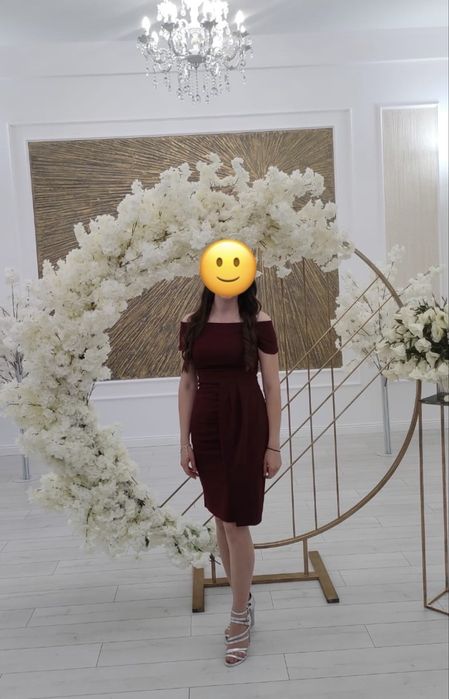Rochie evenimente burgundy marimea M