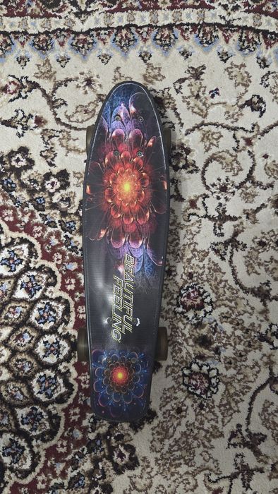 Пенниборд никто не катался, почти что новый