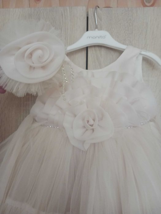 Рокля за кръщене до 2 години