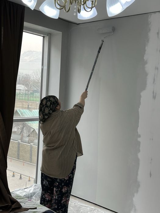 Побелка. Стени потолка! Покраска