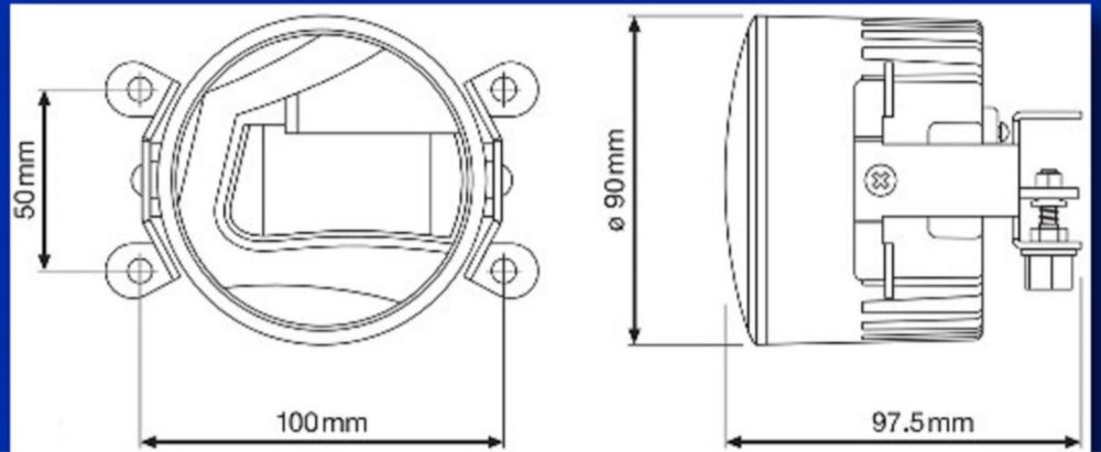 Противотуманые фары osram ledfog101