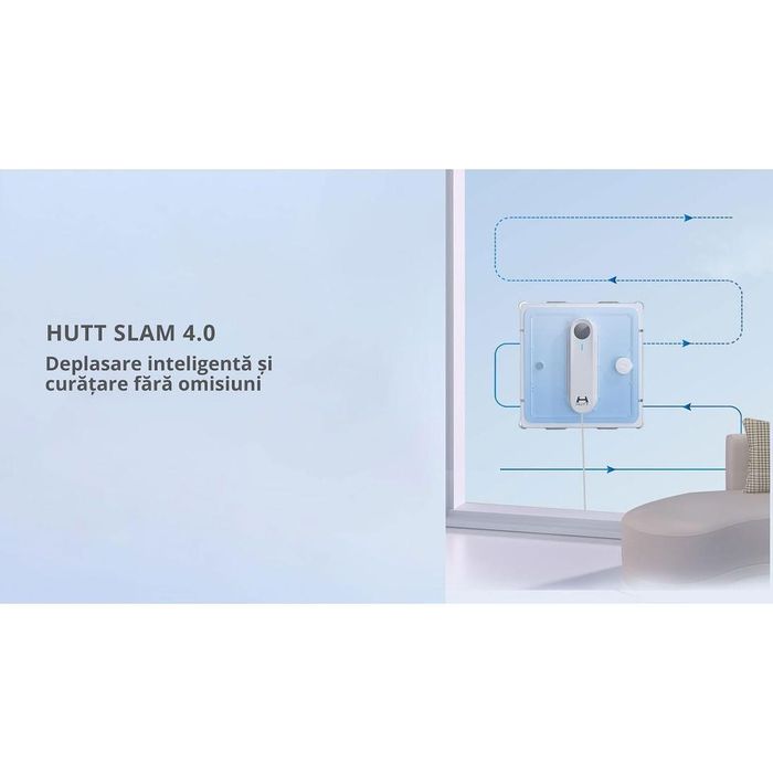 Xiaomi HUTT W9 Robot de curățare a ferestrelor Alb EU, Alb