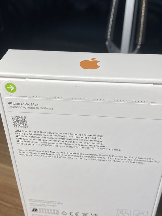 iPhone 17 Pro Max, 512 GB, Cosmic Orange, Sigilat, Cod produs: 5651