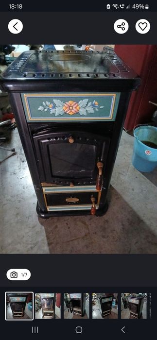 Soba pe lemne sideros baby