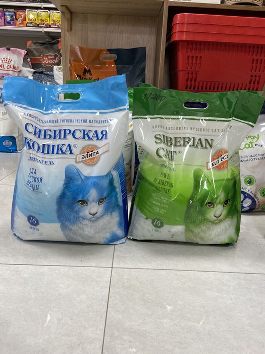 Силикагелевый наполнитель Сибирская Кошка