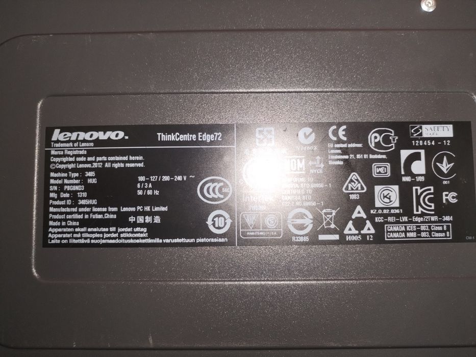 Se vinde unitate desktop Lenovo