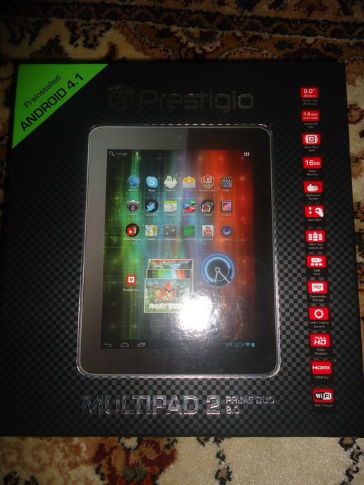 Планшет Prestigio отдам за 8000