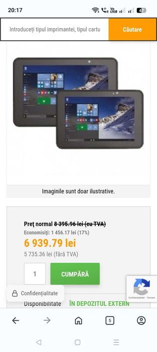 Terminal mobil Tableta Zebra Enterprise ET51AE-W12E, Windows 10 PRO