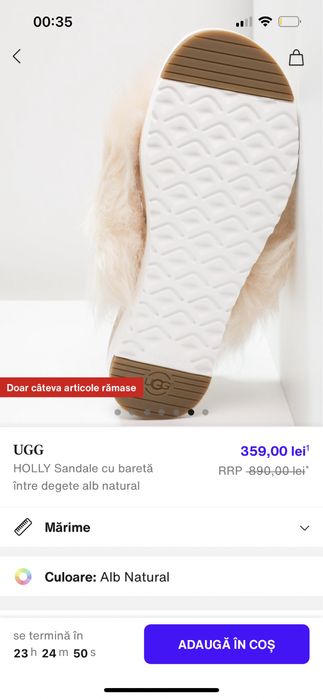 UGG HOLLY originali marimea 38 noi