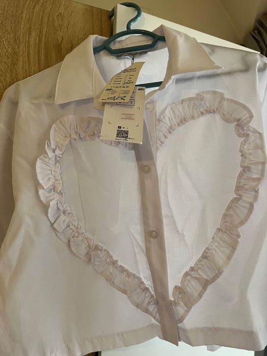 Елегантна бяла риза-НОВА!