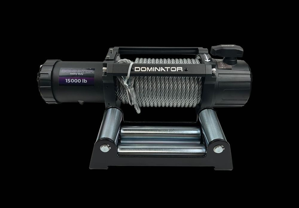 Troliu electric Dominator 15000 lb HD platforma 4x4 auto ( 6810kg )