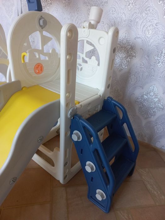 Продам горку+ качеля детскую
