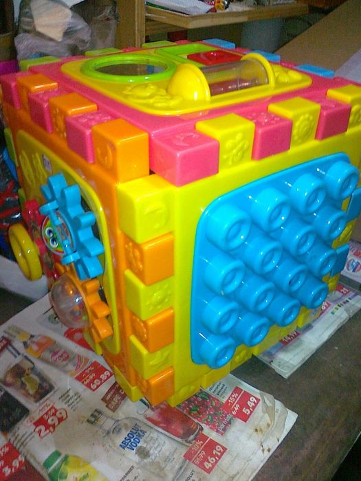 Cub interactiv tip Puzzle cu activitati 6 in 1