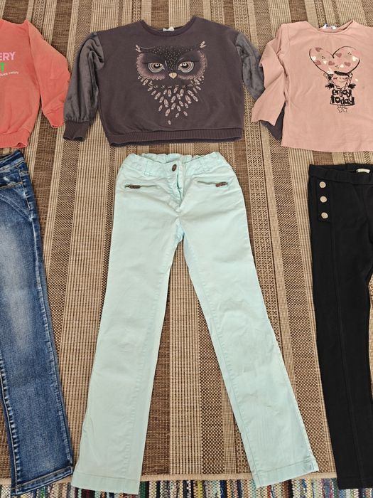 Продавам детски дрехи за момиче 9 г.-134 см.