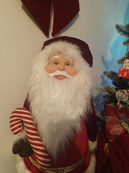 Moș Crăciun 90 cm decorațiuni -  figurina
