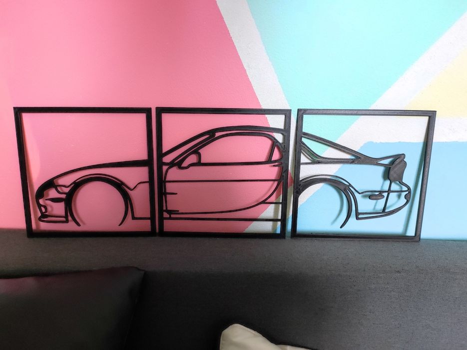 Декорация "авто-силует"