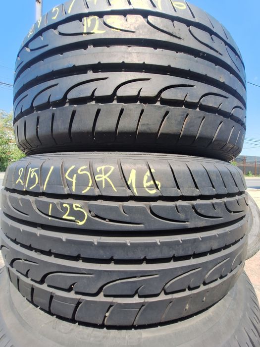 2 anvelope vara 215/45r16 Dunlop Montaj Gratuit