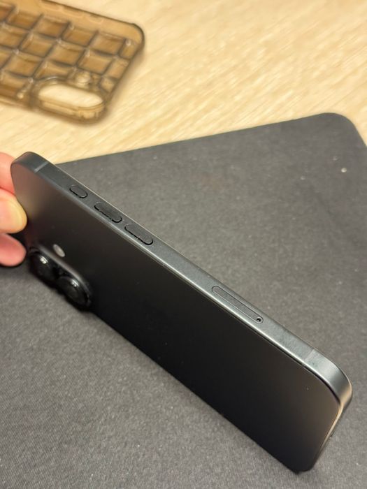 Apple iphone 16, black, 128 gb