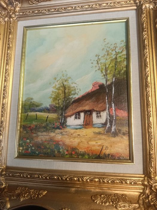 Барокова картина масло върху платно