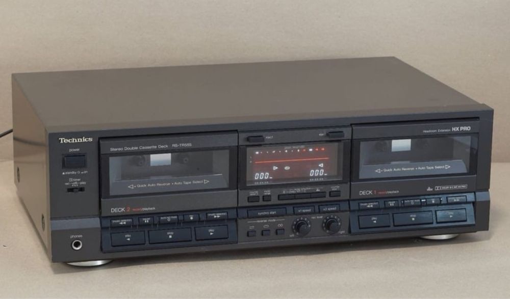 Platine Double Cassette Technics RS-TR555 – DBX & Auto-Reverse