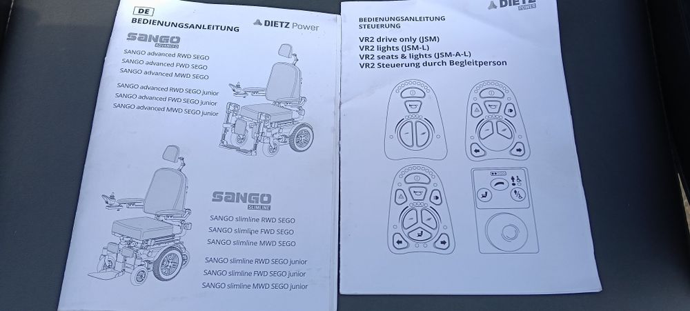 Scaun carucior handicap DIETZ Sango M  Advanced, Mid Wheel Drive, 2023