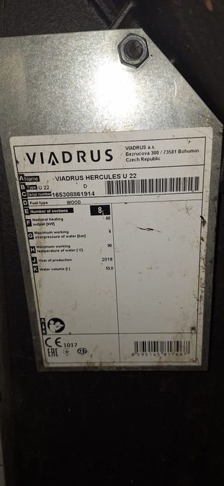 Centrala Viadrus 40kw