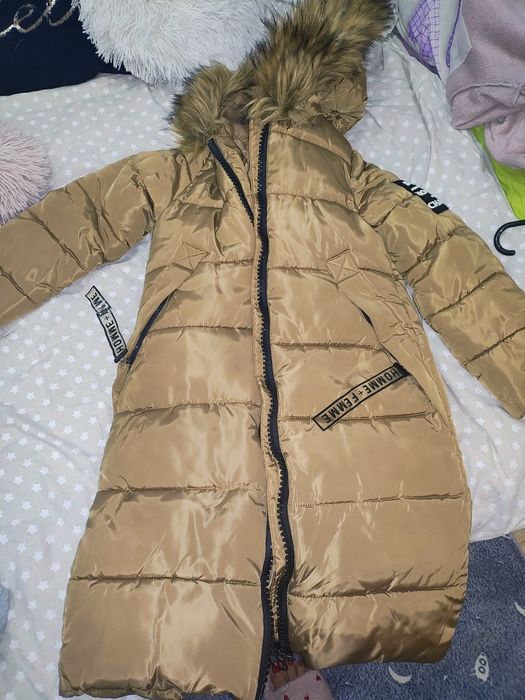 Дамско зимно Яке Цвят Камел