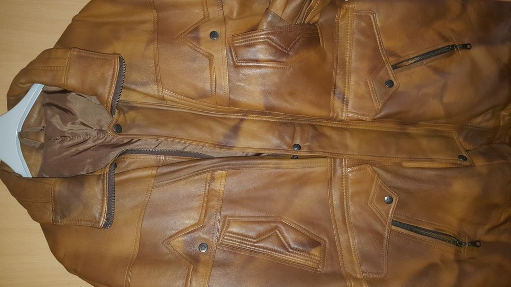 Geaca piele naturala barbati