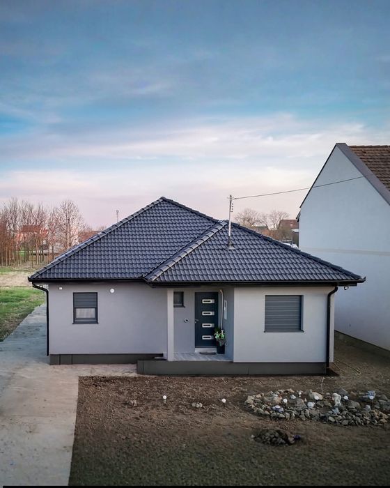 Vand case pe structura metalica usoara