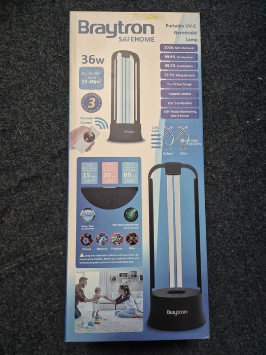 Lampă germicidă cu ultraviolete și senzor Braytron