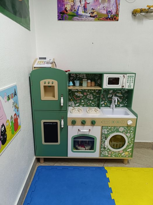 Bucătărie copii verde