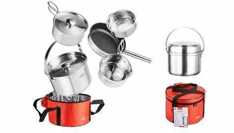 Къмпинг сет за готвене от 7 части – 61117