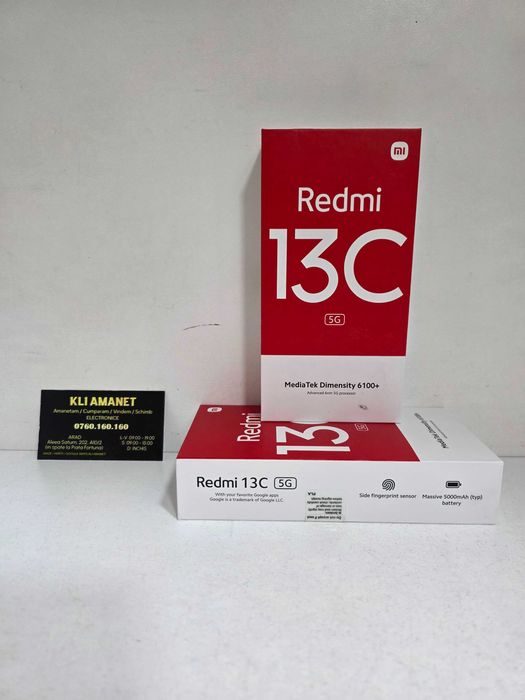Redmi 13C 5G, SIGILAT - KLI Amanet