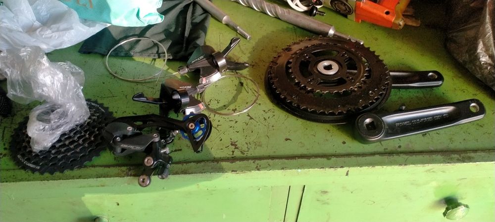 Трансмиссия от велосипеда.