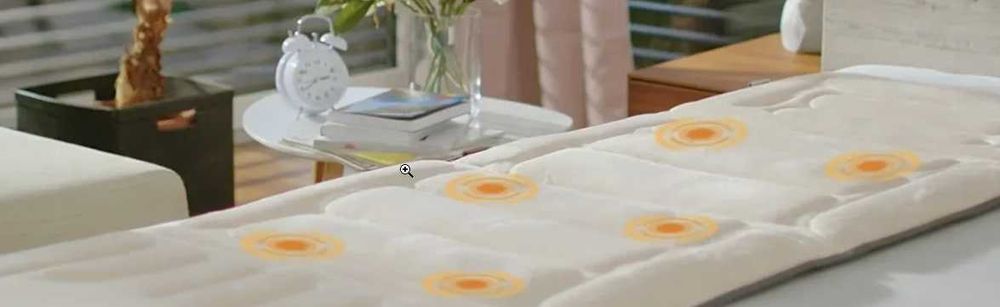 Dormeo масажираща лежанка Релакс с 5 програми и 6 зони за масаж