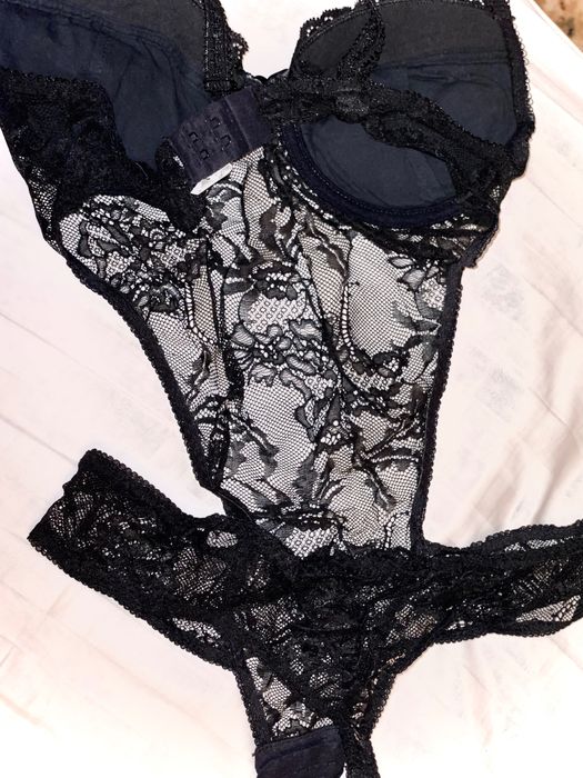 Body dantela neagra Jolidon