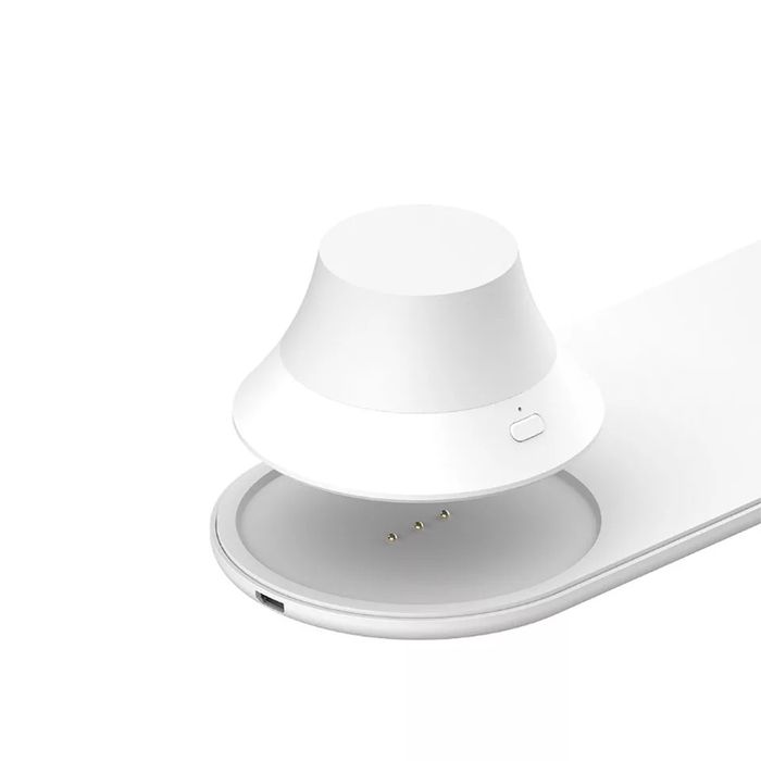 Безжично зарядно с нощна лампа