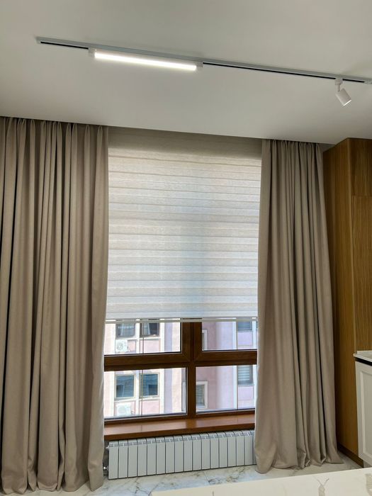 Рулонные шторы, ролл шторы, жалюзи рулонные, шторы на окна день и ночь