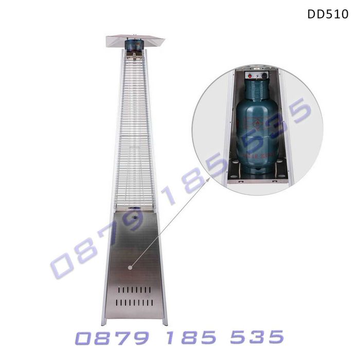 Външен газ отоплител печка Пирамида нагревател двор заведение открито