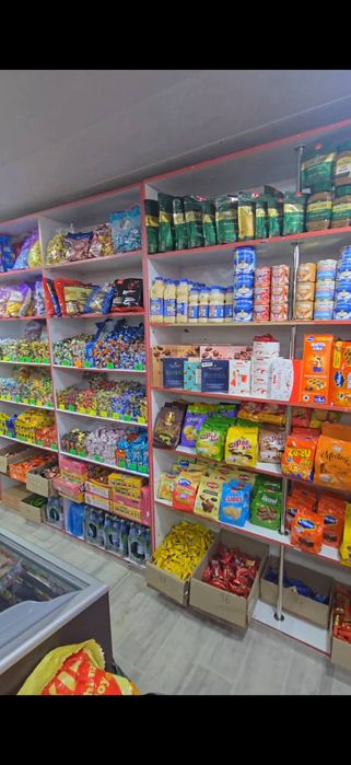 Магазин услуг стеллаж жуда мустахкам жами 22 метр