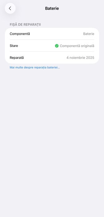 Baterie originala iPhone 15 Pro Max iPhone Doctor Romania