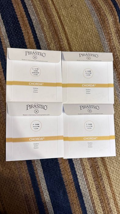 Продам струны для скрипки Pirastro CHORDA 4/4