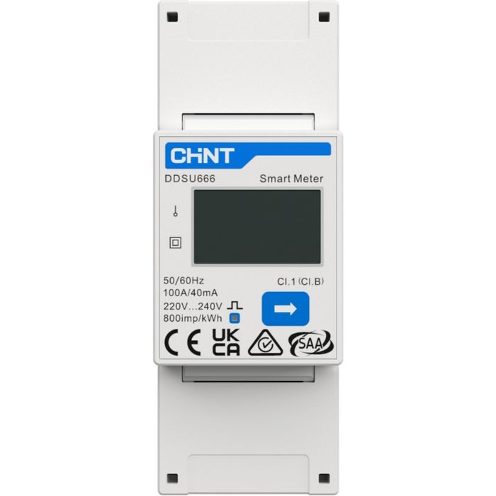 10 Pachete SmartMeter DDSU666-Q 2P ,și bobina CT :NCTK-24,și 10 metri cablu RS485
